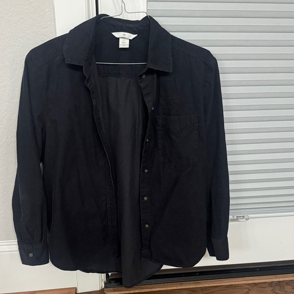 H&M Tops - H&M Black Button Down Shirt
